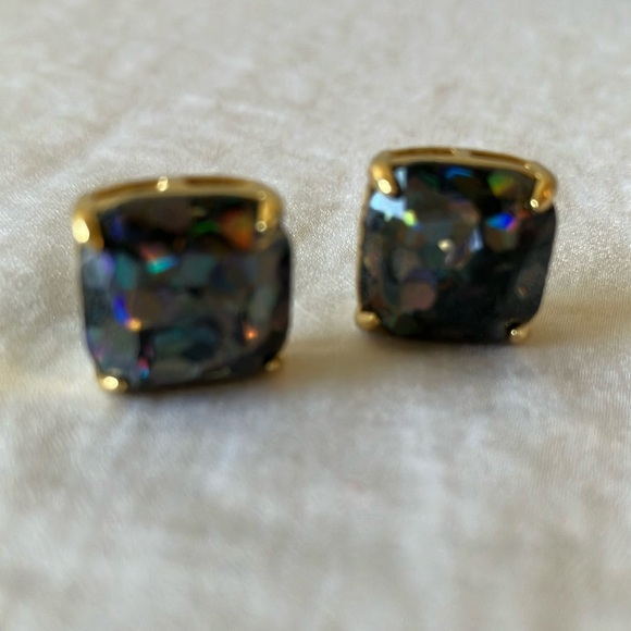 Kate Spade: Iridescent Stud Earrings- Gold Tone - Picture 7 of 10